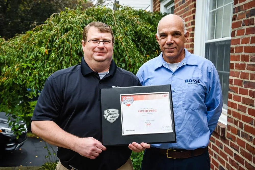 Slide of Rossi Mechanical Services