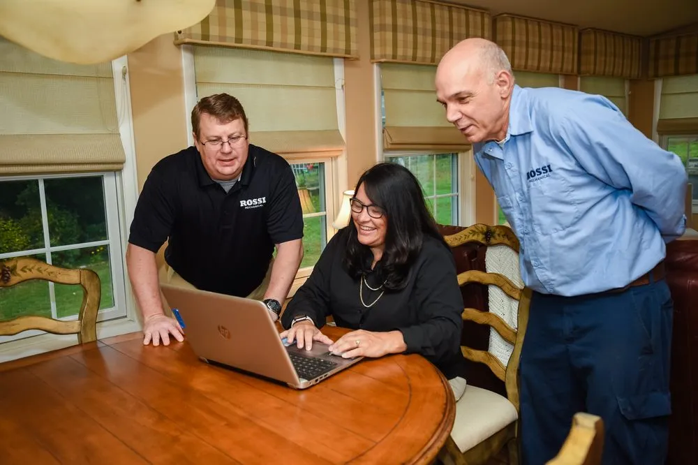 Slide of Rossi Mechanical Services