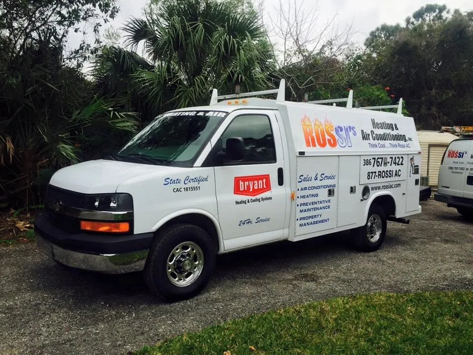 Slide of Rossi's Heating & Air Conditioning