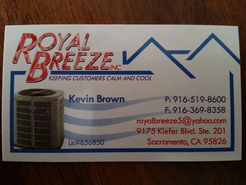 Slide of Royal Breeze Heating and Air
