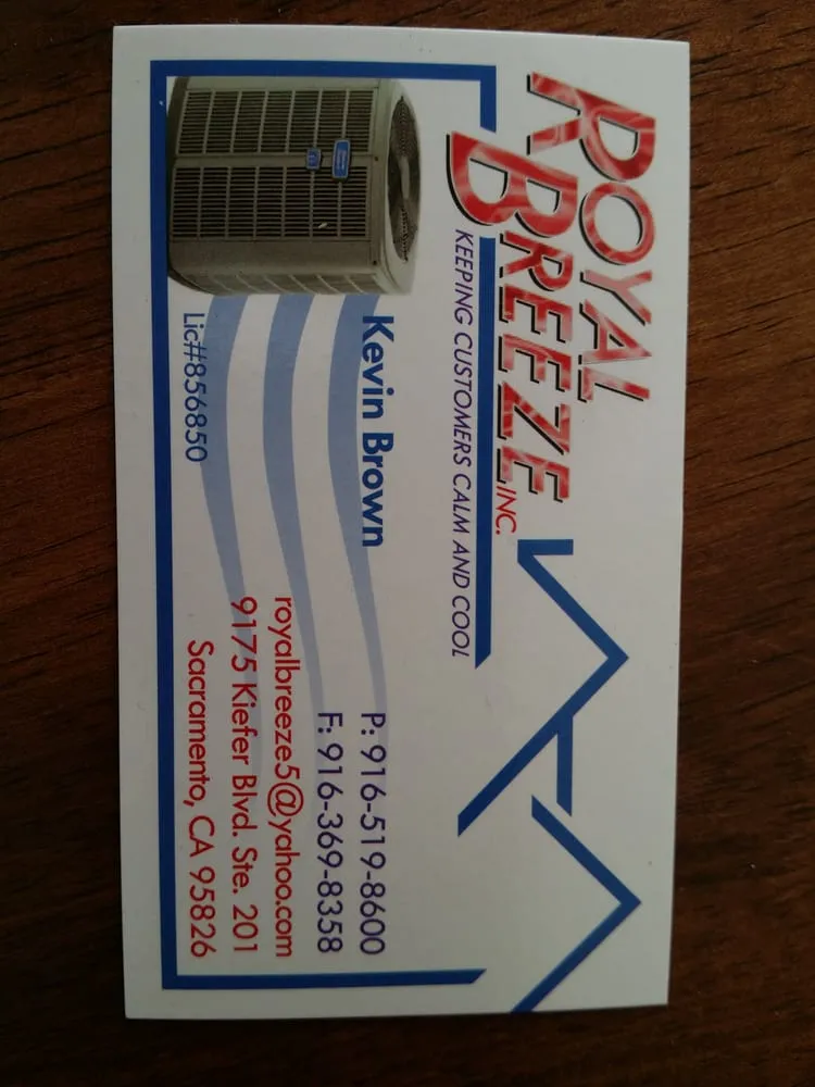 Slide of Royal Breeze Heating and Air