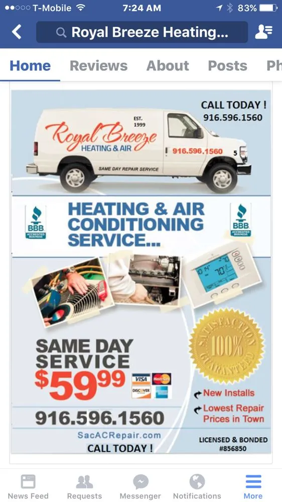 Slide of Royal Breeze Heating and Air