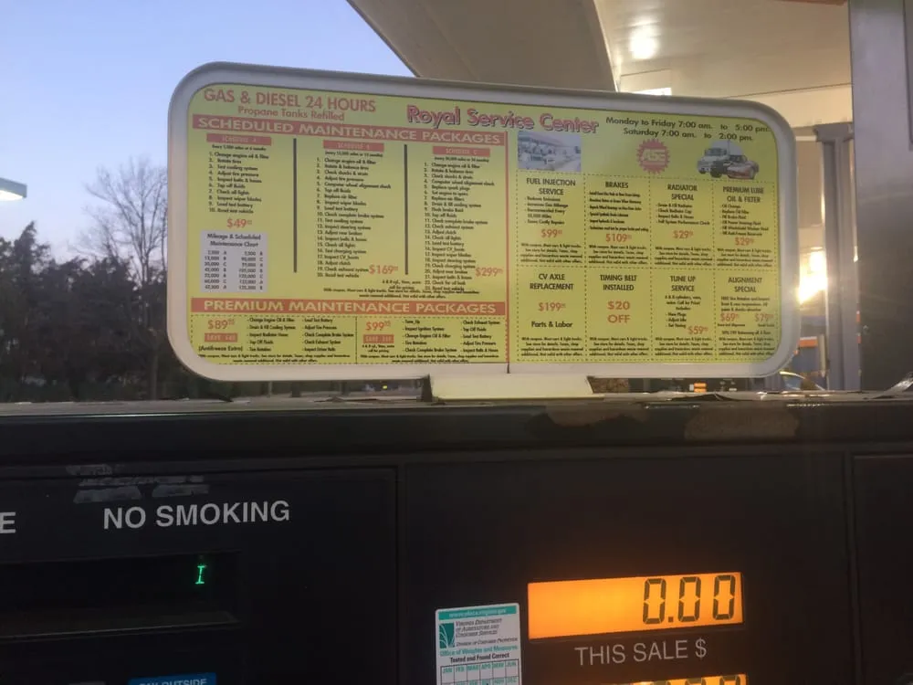 Slide of Royal Service Center