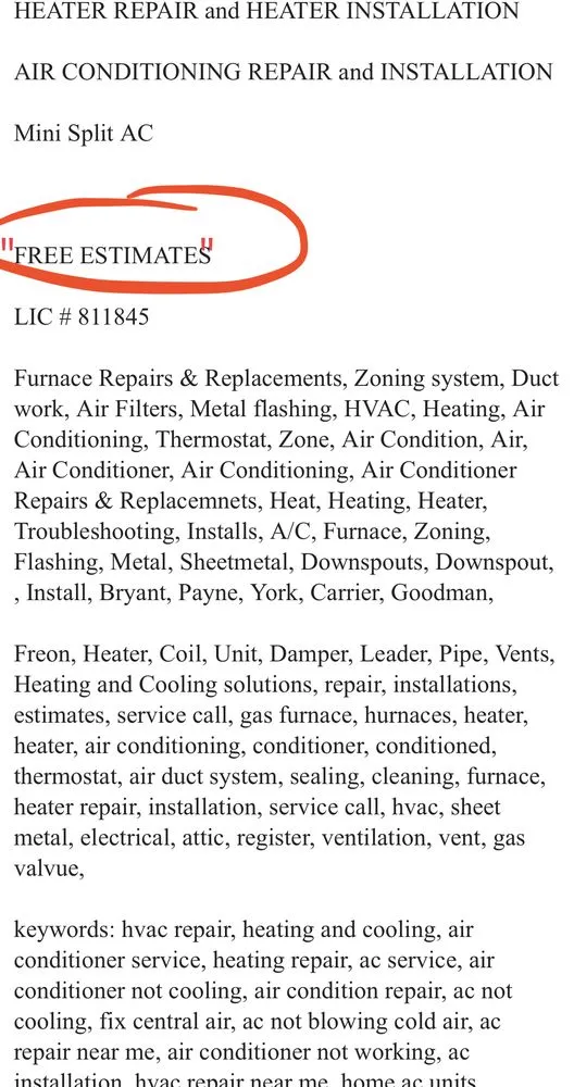 Slide of RR Heating & Air Conditioning