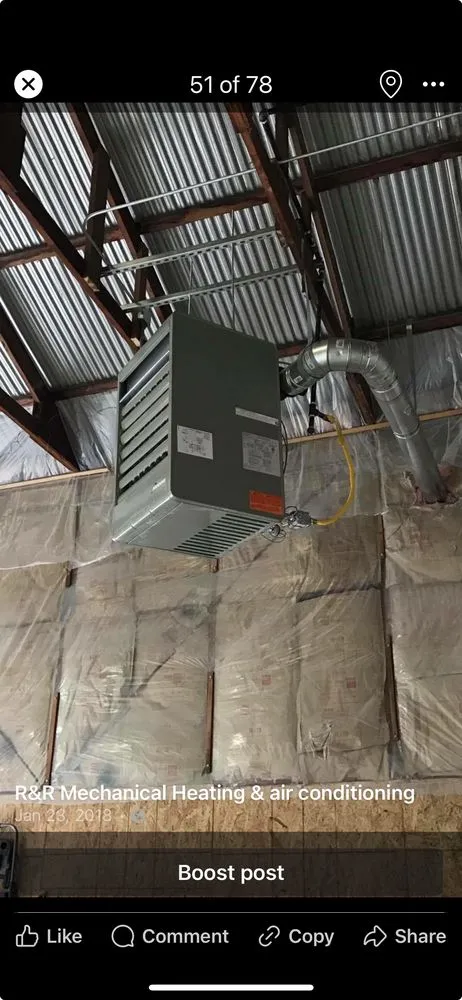 Slide of R&R Mechanical HVAC