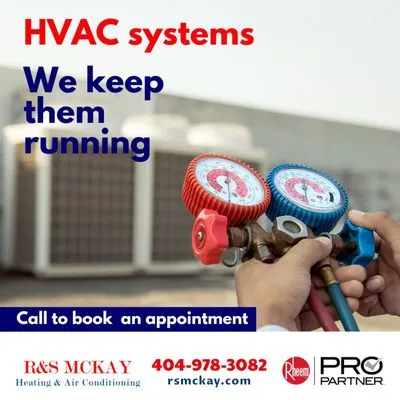 R&S McKay Heating & Air Conditioning Logo