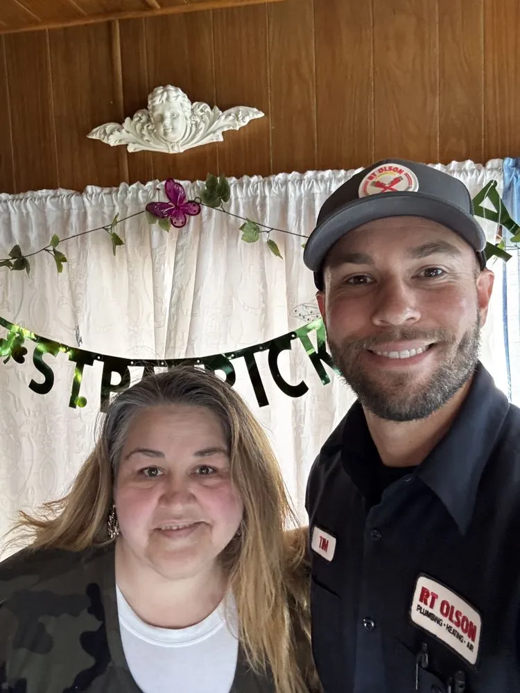 Slide of RT Olson Plumbing, Heating & Air Conditioning