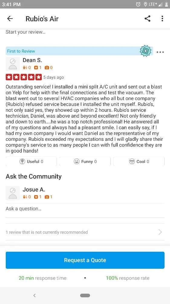 Slide of Rubio's Air