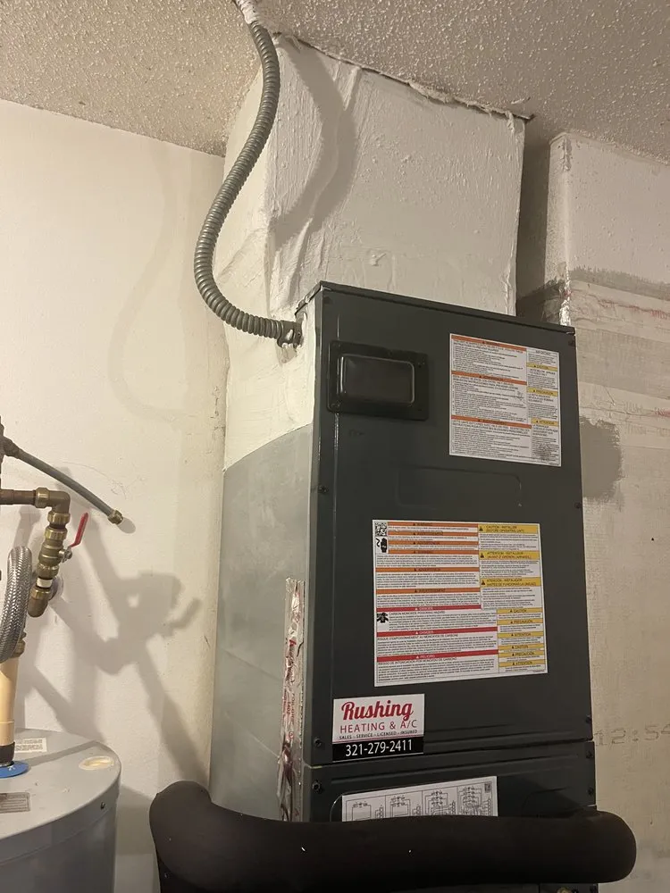 Slide of Rushing Heating & AC