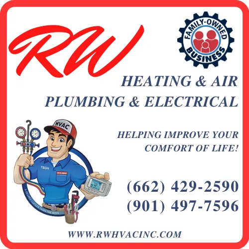 Emergency HVAC maintenance in Nesbit, MS by RW Heating, Air, Plumbing & Electrical