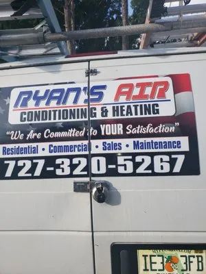 Ryan's Air Conditioning & Heating Logo