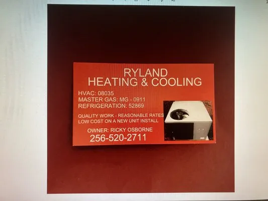 Ryland Heating & Cooling Logo