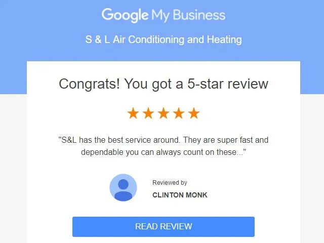 Slide of S & L Air Conditioning and Heating