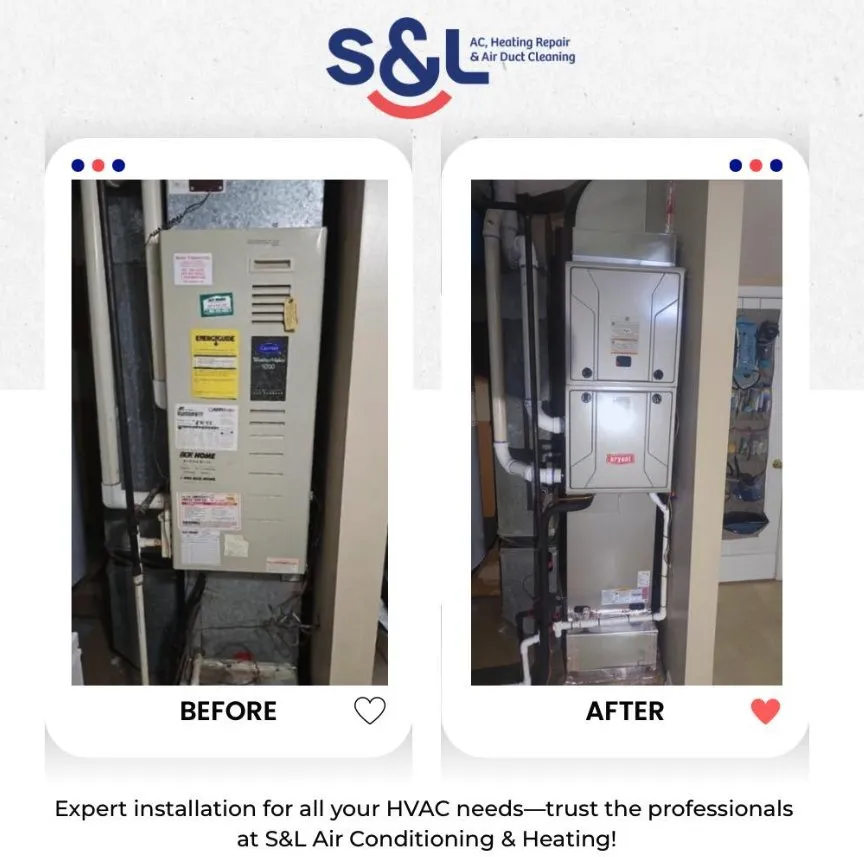 Slide of S & L Air Conditioning and Heating