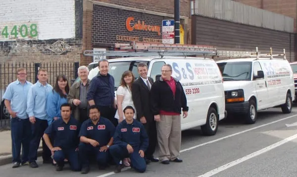 S & S Heating & Cooling Logo