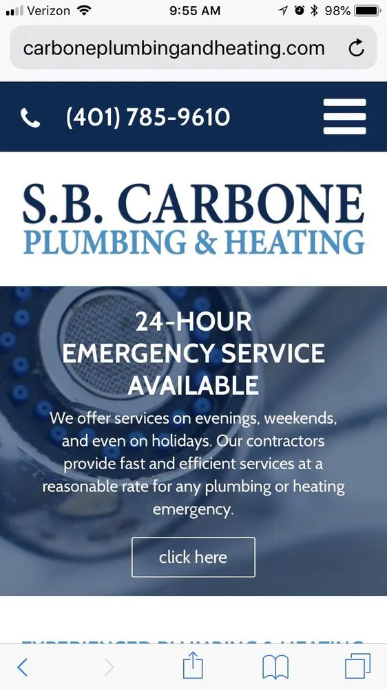 Slide of S B Carbone Plumbing & Heating
