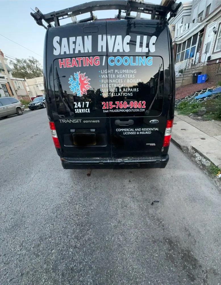Slide of Safan HVAC