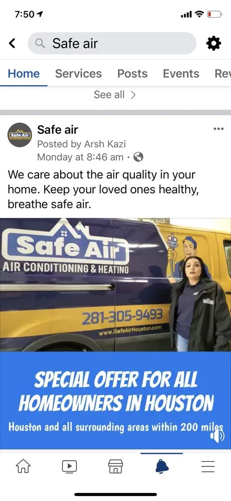 Slide of Safe Air