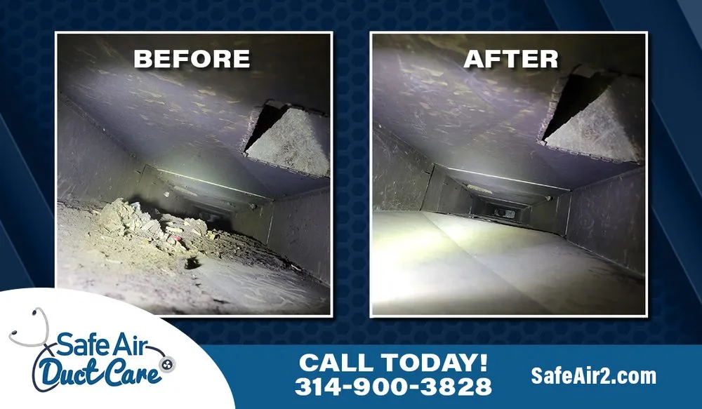 Slide of SafeAir Duct Care