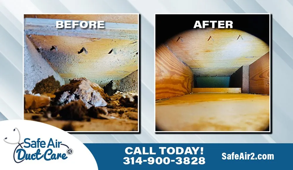 Slide of SafeAir Duct Care