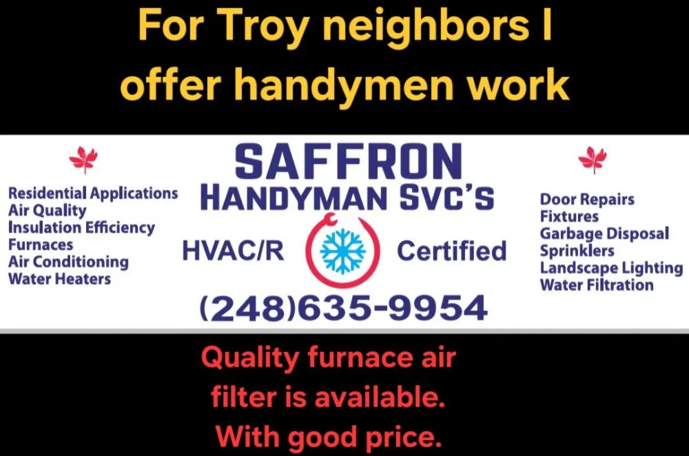 Slide of Saffron Handyman Services