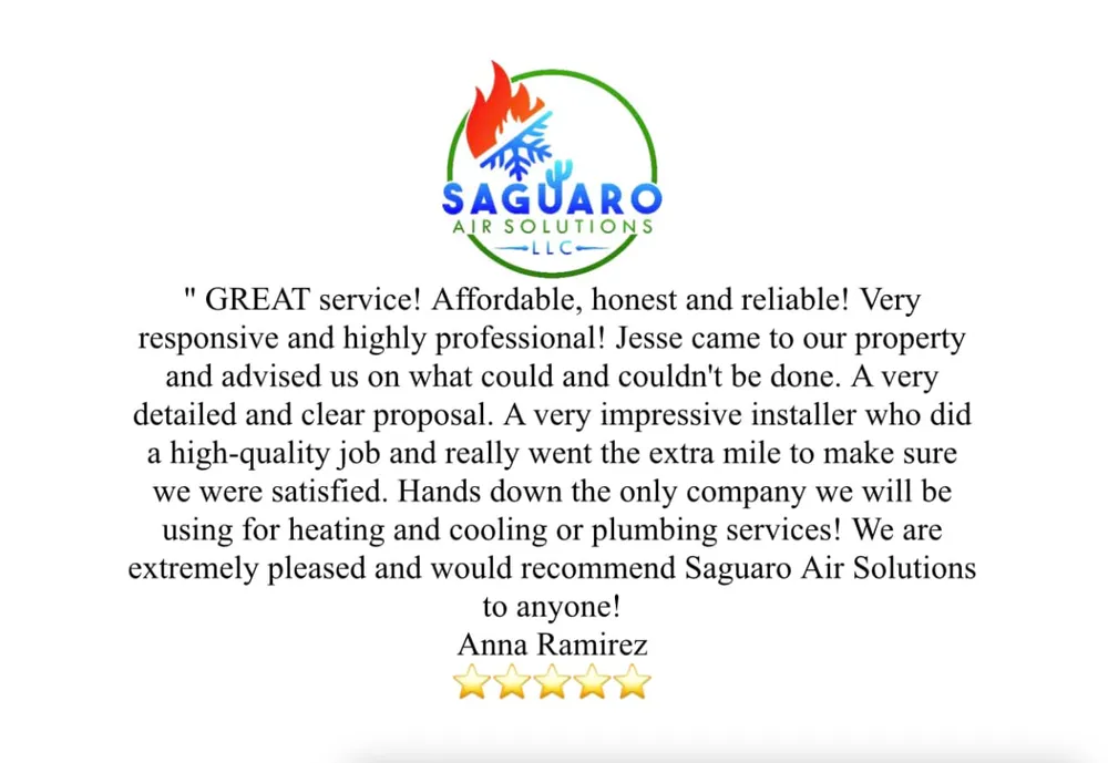 Slide of Saguaro Air Solutions