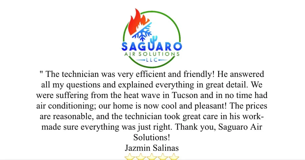 Slide of Saguaro Air Solutions