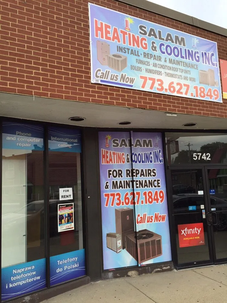 Slide of Salam Heating & Cooling