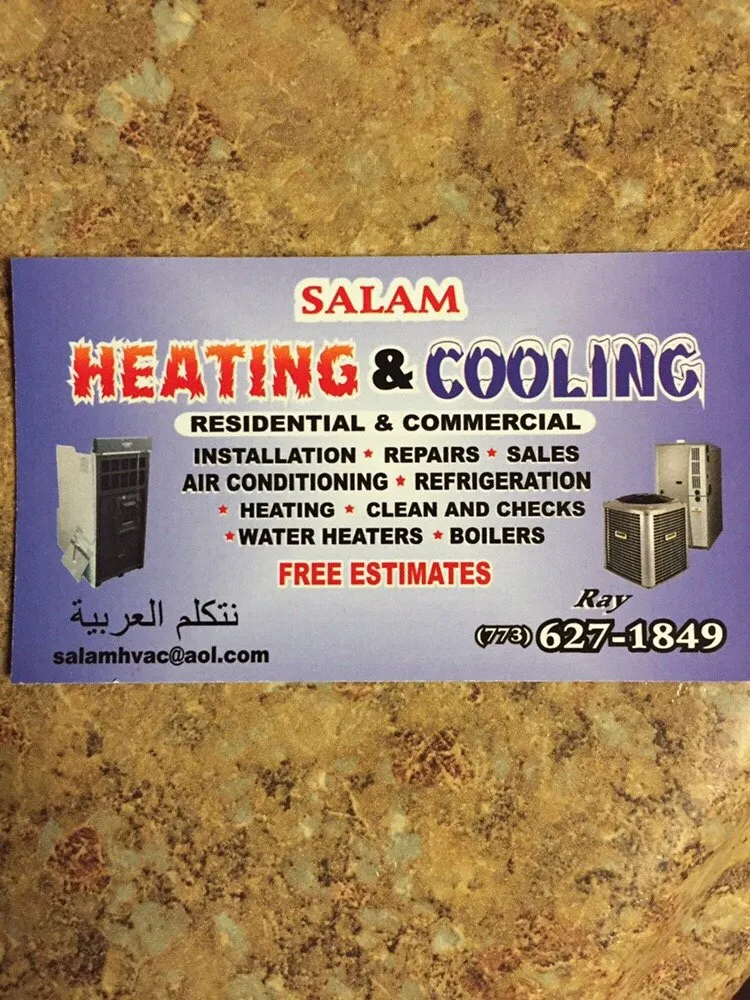 Slide of Salam Heating & Cooling