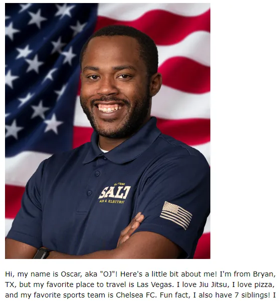 Slide of SALT Plumbing Air & Electric