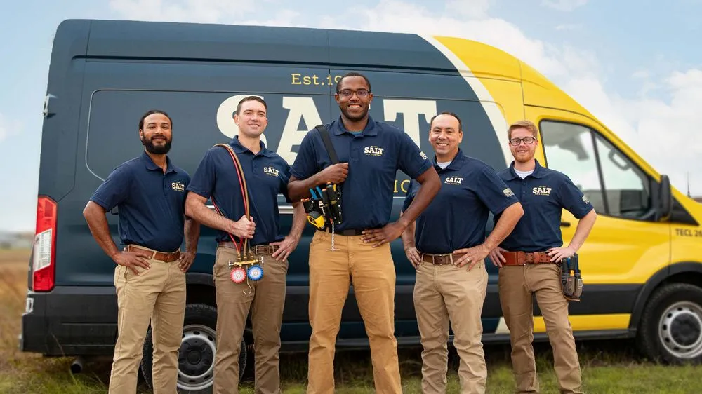 Slide of SALT Plumbing Air & Electric