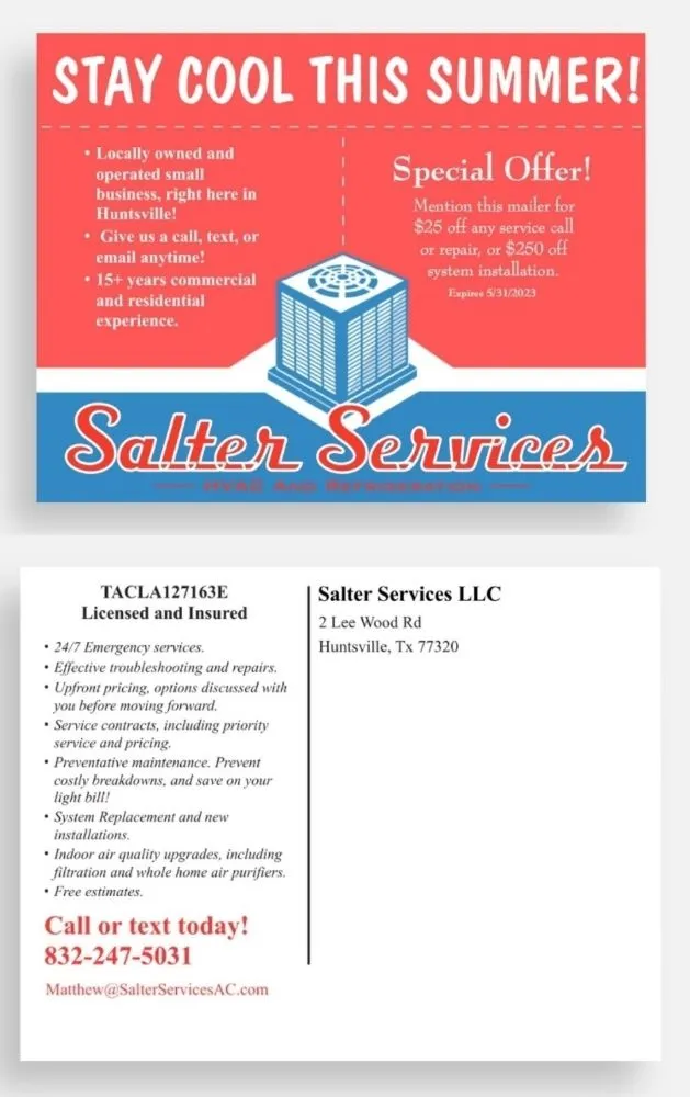 Slide of Salter Services