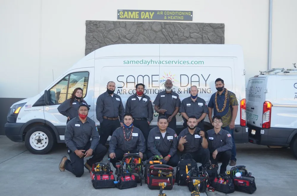 Slide of Same Day Air Conditioning and Heating