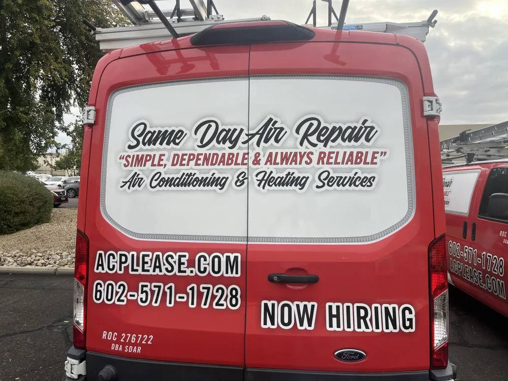 Slide of Same Day Air Repair