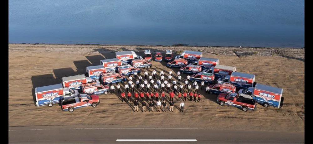 Slide of Same Day Heating, Cooling, Plumbing