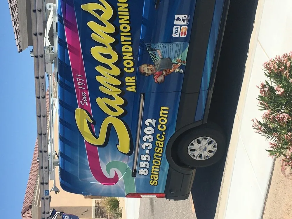 Slide of Samons Air Conditioning