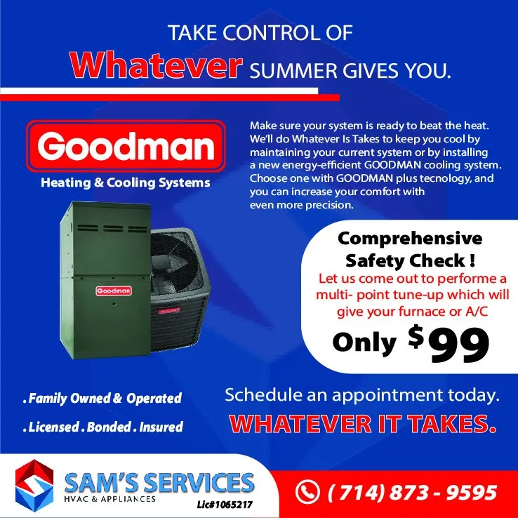 Slide of Sam's Services