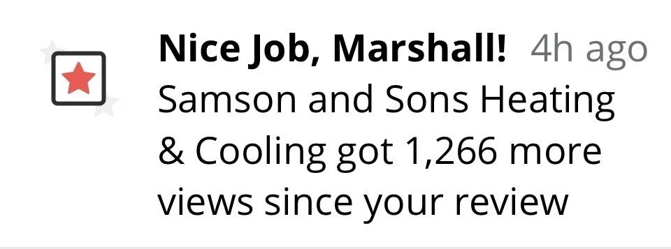 Slide of Samson and Sons Heating & Cooling