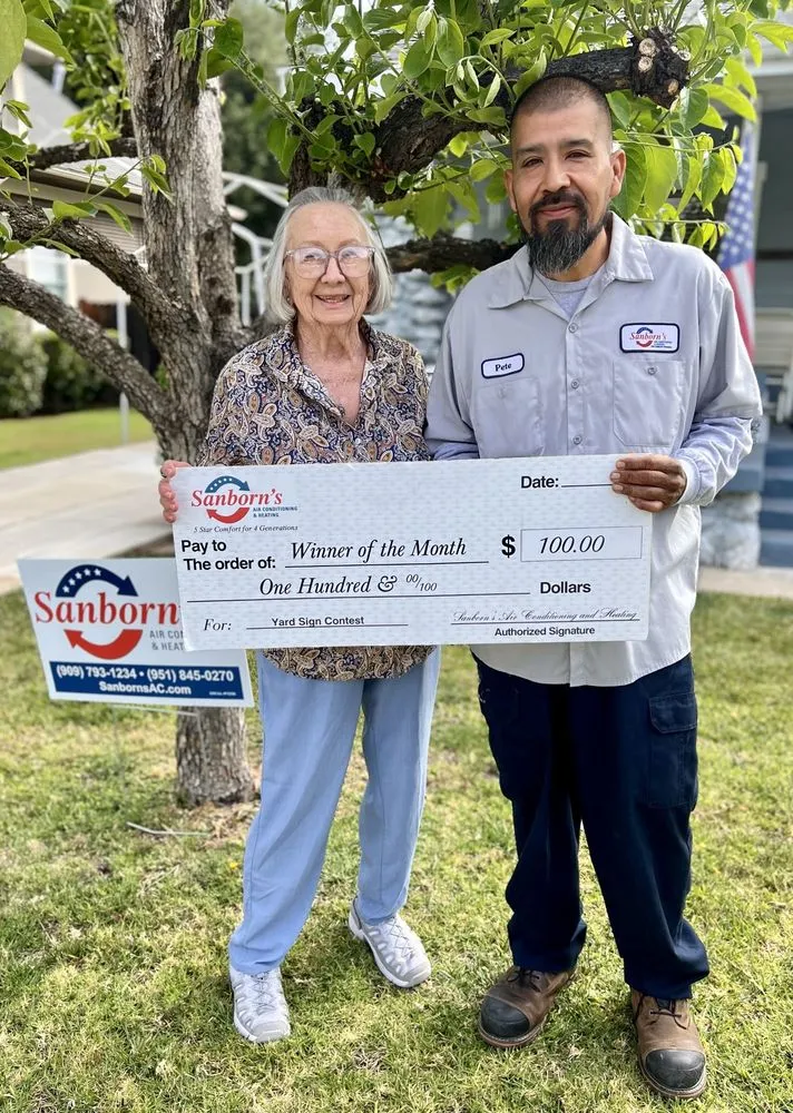 Slide of Sanborn's Air Conditioning & Heating