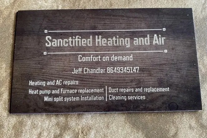 Slide of Sanctified Heating and Air