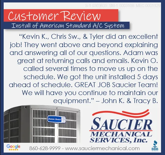 Slide of Saucier Mechanical Services