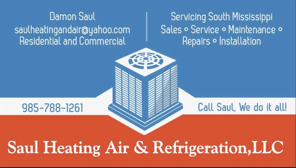 Slide of Saul Heating Air & Refrigeration