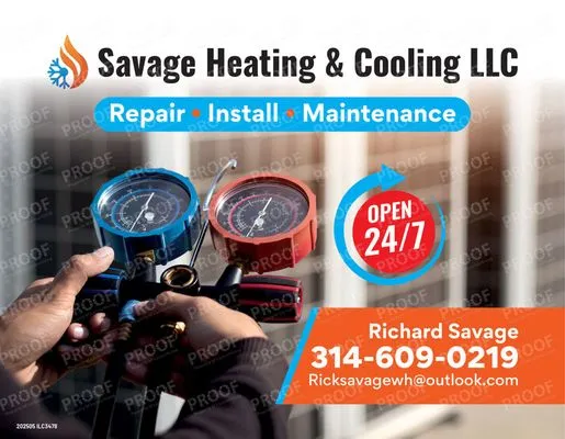 Savage Heating & Cooling Logo