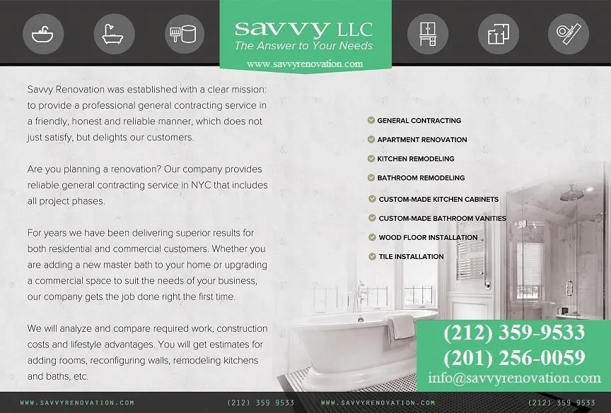 Slide of Savvy Renovation