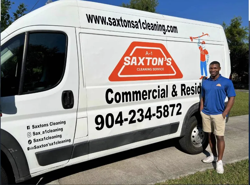 Slide of Saxton's A-1 Cleaning Service