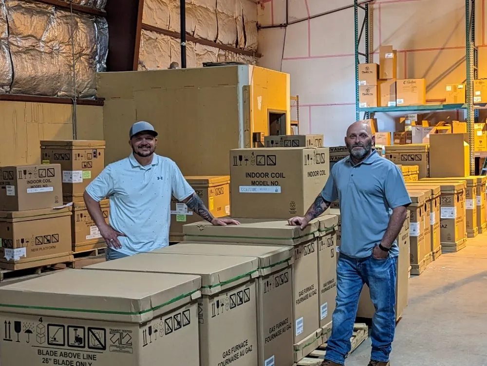 Slide of Schooleys HVAC