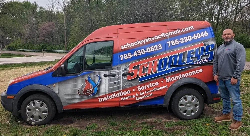 Slide of Schooleys HVAC