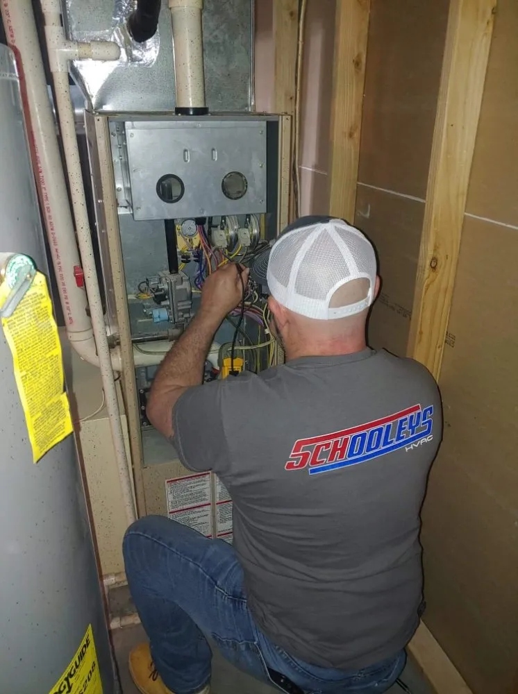 Slide of Schooleys HVAC