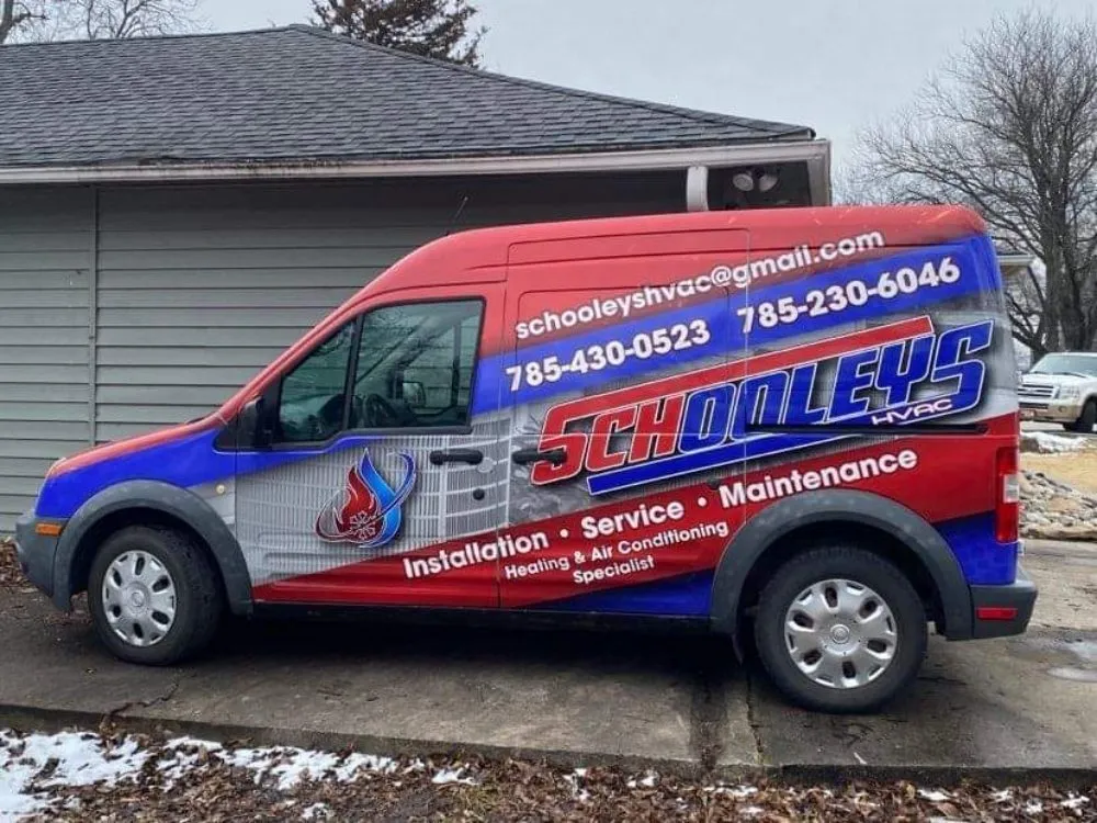 Slide of Schooleys HVAC