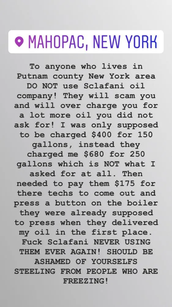 Slide of Sclafani Energy